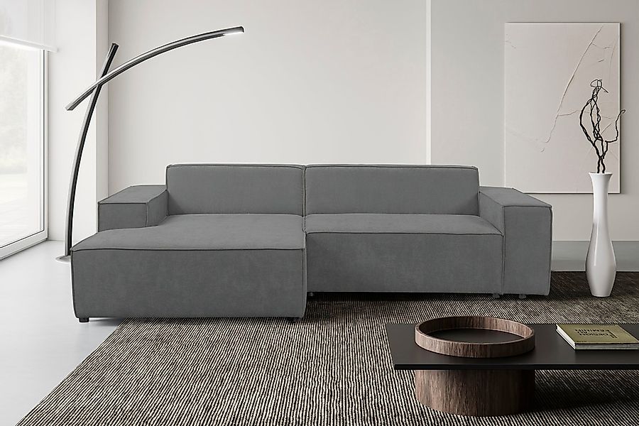 WERK2 Ecksofa "Trento, elegant & zeitlos, Breite 268cm, pflegeleichte Bezüg günstig online kaufen
