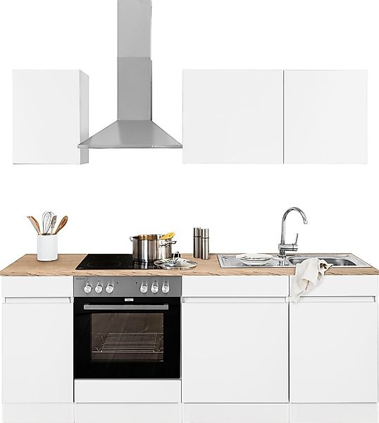 OPTIFIT Küchenzeile "Roth" Breite 210 cm, wahlweise mit E-Geräten, Push-to- günstig online kaufen