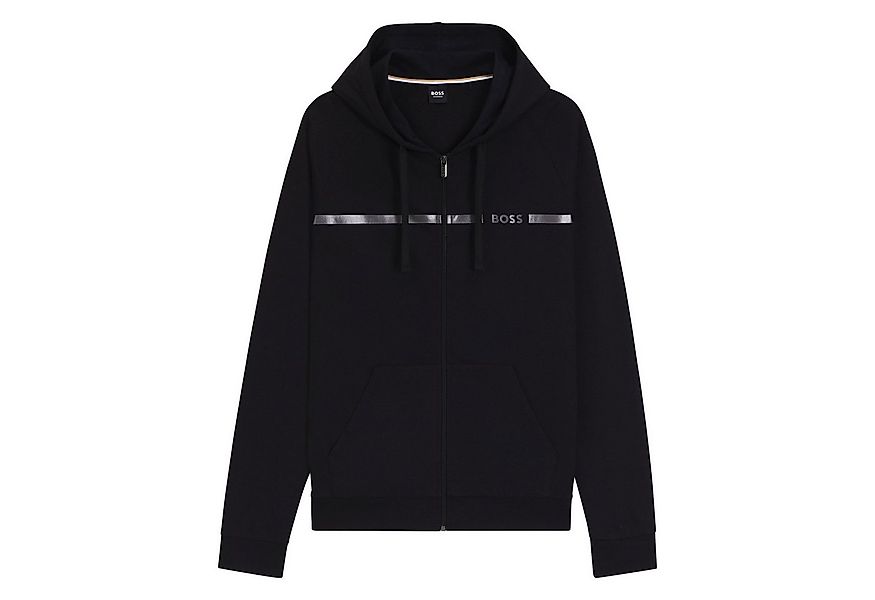 BOSS Sweatshirt Authentic Jacket H mit Markenschriftzug auf Vorderseite günstig online kaufen