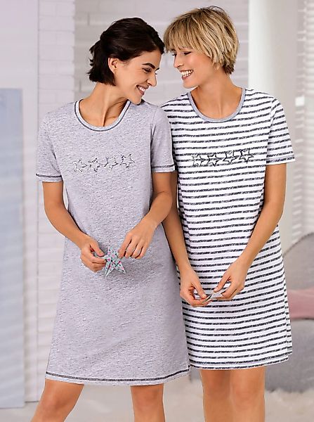 wäschepur Nachthemd "Kurzarm-Sleepshirts" günstig online kaufen