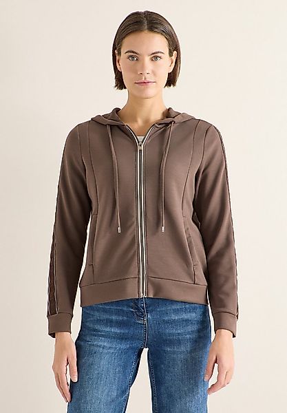 CECIL Sweatjacke mit Kontrastdetail günstig online kaufen