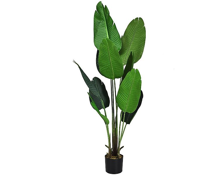 Kunstbaum, COSTWAY, Tropische Palme, mit Topf & 10 Blättern, 160cm günstig online kaufen