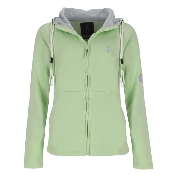 Leitfeuer Kapuzensweatjacke Damen Kapuzenjacke in Melange-Optik günstig online kaufen