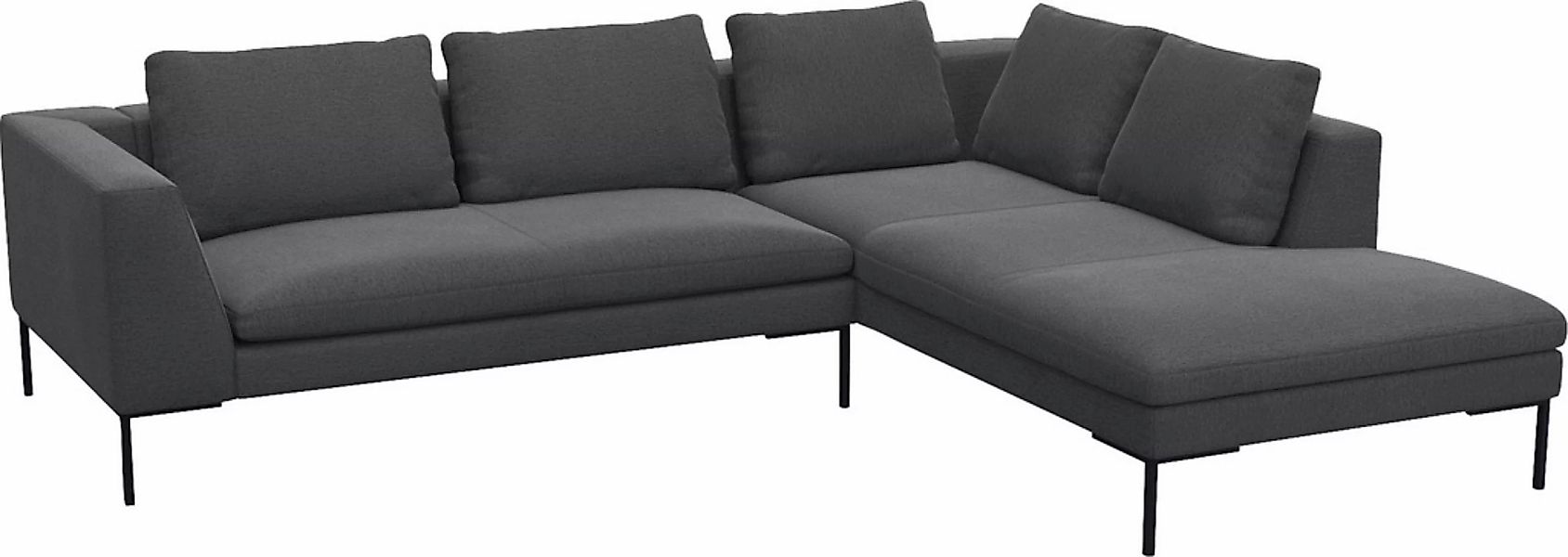 FLEXLUX Ecksofa "Loano, superbequemer Sitzkomfort durch Kaltschaum im Sitz" günstig online kaufen