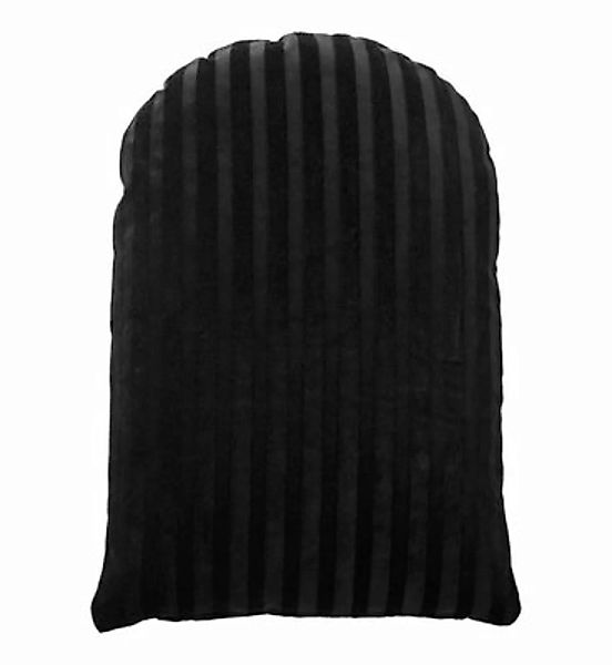 Kissen Arcus textil schwarz / 60 x 40 cm - Velours - AYTM - Schwarz günstig online kaufen