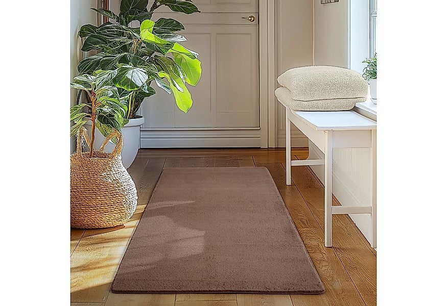 SIMPEX24 Teppich Unicolor - Einfarbig, Läufer, Höhe: 11 mm, Perfekt geeigne günstig online kaufen