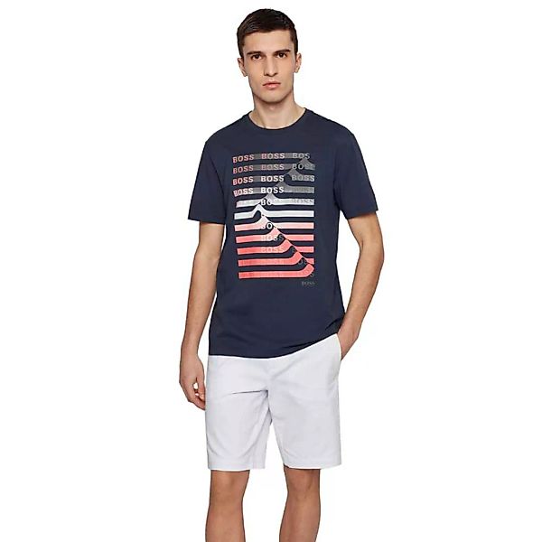 Boss Teeonic Kurzarm T-shirt S Navy günstig online kaufen