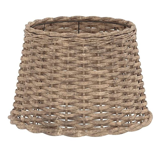 vidaXL Lampenschirm Lampenschirm Braun Ø40x26 cm Korbweide günstig online kaufen