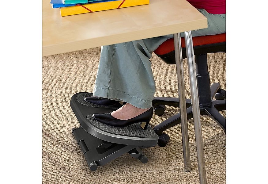 HOMCOM Fußhocker 3 Höhen Verstellbare Fußstütze (Fußbank, 1 St., Fußablage) günstig online kaufen