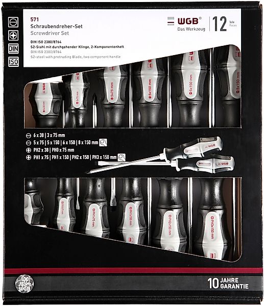 WGB Das Werkzeug Schraubendreher 571, (Set, günstig online kaufen