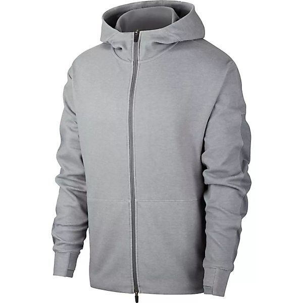 Nike Yoga Sweatshirt Mit Durchgehendem Reißverschluss S Iron Grey / Htr / B günstig online kaufen