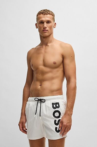 BOSS Badeshorts Octopus mit kontrastfarbenem BOSS günstig online kaufen