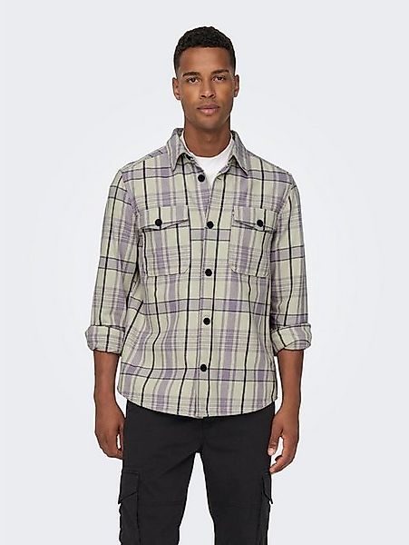 ONLY & SONS Langarmhemd OS ONSMILO OVR CTN CHECK LS günstig online kaufen