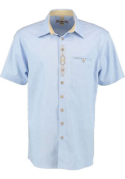 OS Trachten Trachtenhemd Jutou Herren Kurzarmhemd mit Paspeltasche günstig online kaufen