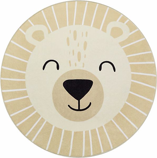 Paco Home Kinderteppich "Tosbik 481" rund 12 mm Höhe Spielteppich, Kurzflor günstig online kaufen