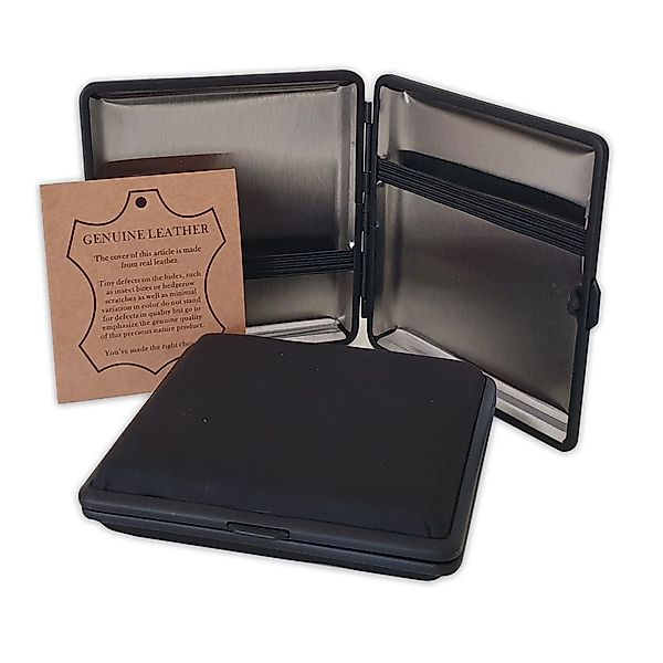 Coumo Aufbewahrungsbox Zigarettenetui, Echt Leder, Veloursleder, günstig online kaufen