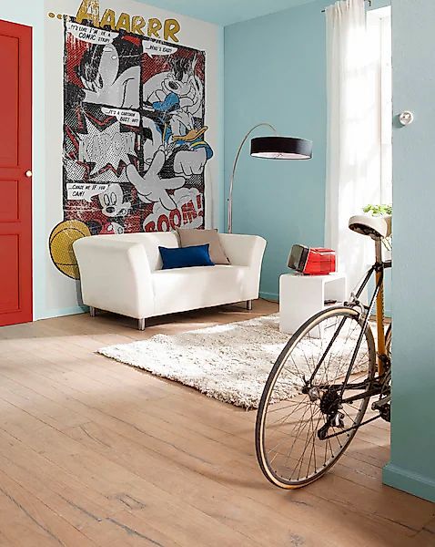 Komar Fototapete »Mickey's Great Escape - Größe 184 x 254 cm« bedruckt glat günstig online kaufen