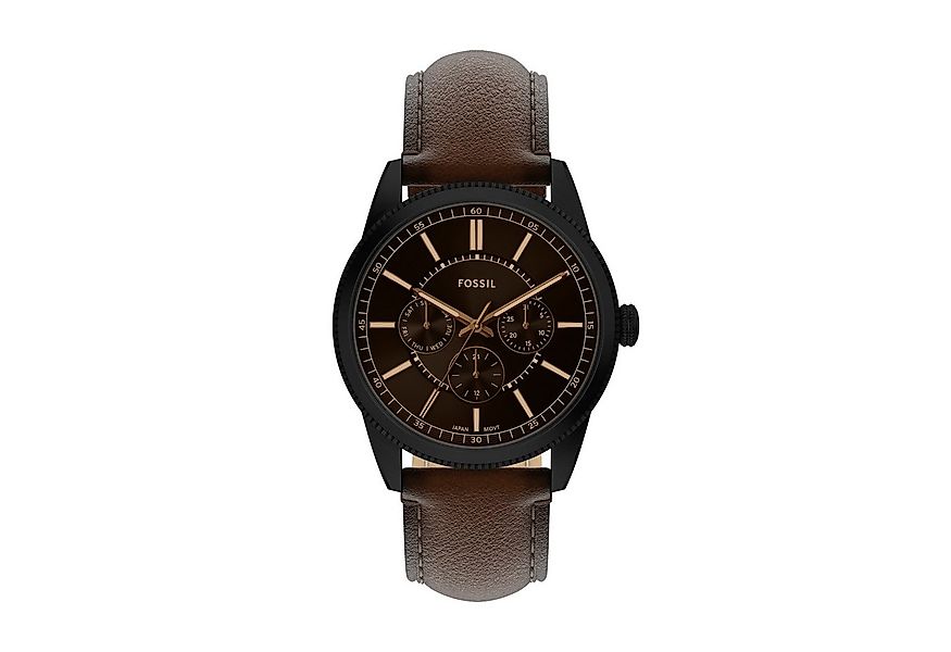 Fossil Quarzuhr PEARSON FS6138, Armbanduhr, Herrenuhr, Lederarmband, analog günstig online kaufen