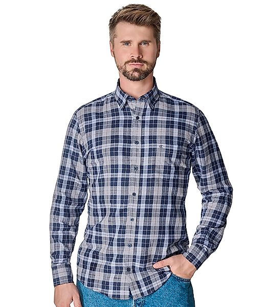 CASAMODA Flanellhemd "CASAMODA Flanellhemd kariert" günstig online kaufen