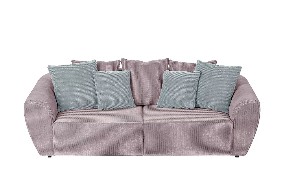 smart Big Sofa  Savita - rosa/pink - 250 cm - 81 cm - 106 cm - Polstermöbel günstig online kaufen