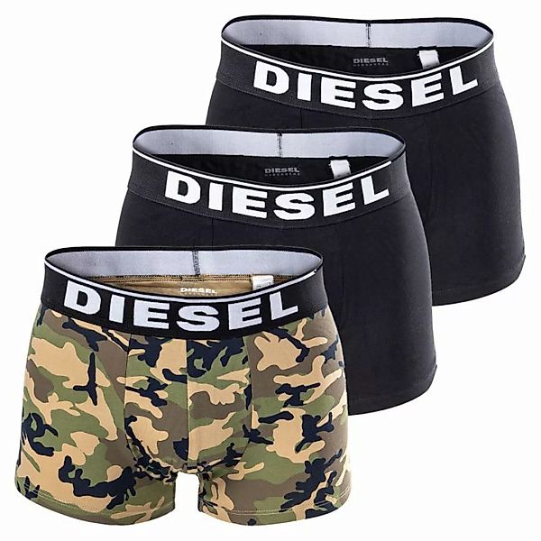 Diesel Umbx Damien Unterhose 3 Einheiten XL Black / Green Camouflage günstig online kaufen