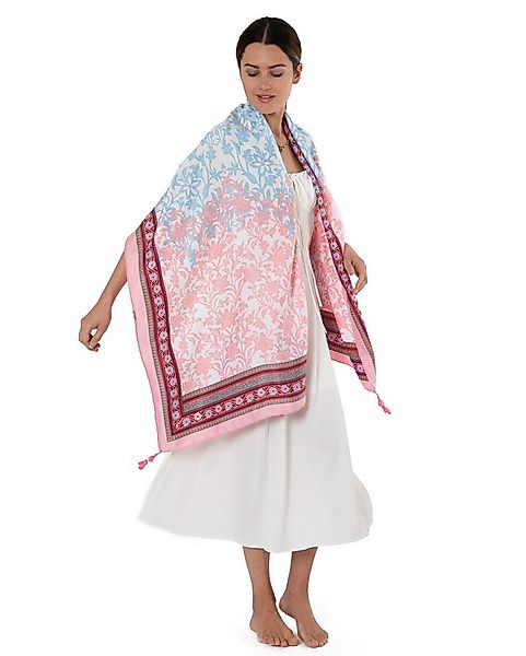 MayTree Modeschal Strandschal 85 x180 Blüten, (Stück, 1-St) günstig online kaufen