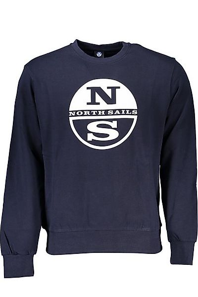 North Sails Sweatshirt Herren-Sweatshirt Blau: Angeraut, Langarm, Rundhals günstig online kaufen