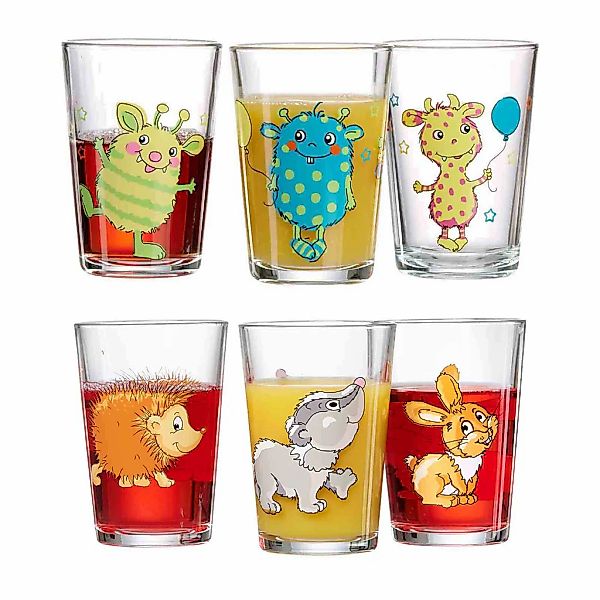 Ritzenhoff & Breker Kinderbecher "Kindergläser Monsterchen Waldtiere 205 ml günstig online kaufen