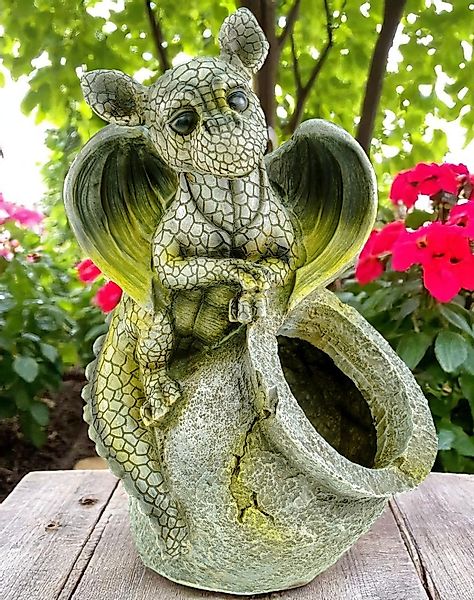 Kremers Schatzkiste Gartenfigur Gartenfigur Drachenkind mit günstig online kaufen