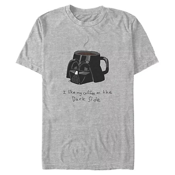 Star Wars - Darth Vader Coffee on the Dark Side - Männer T-Shirt günstig online kaufen