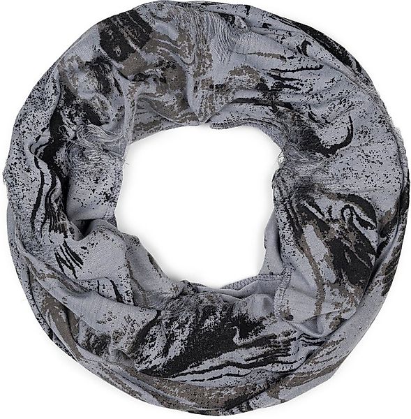styleBREAKER Loop Gemusterter Loop Schal im Destroyed used Look, (1-St) günstig online kaufen