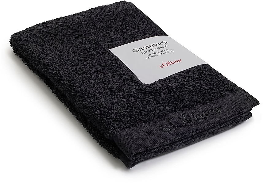 s.Oliver Gästehandtuch s. Oliver Gästetuch, Walkfrottier günstig online kaufen