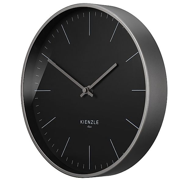 Kienzle Wanduhr KIENZLE Funkwanduhr Modern Anthrazit 25 cm günstig online kaufen