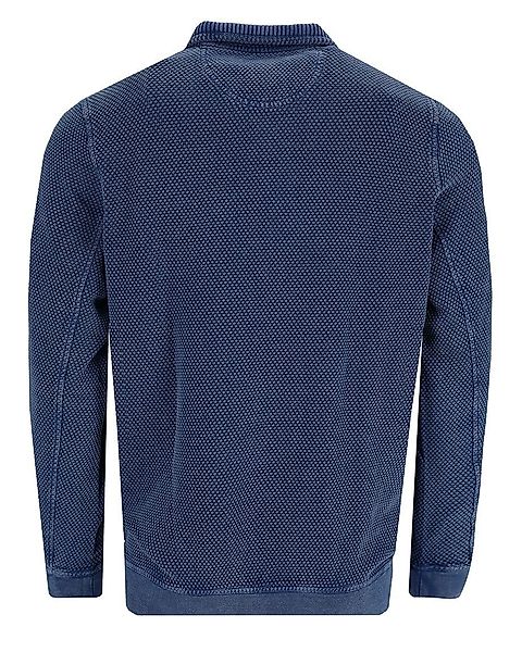 Hajo Sweatshirt Strukturiertes Washer-Sweatshirt in reiner günstig online kaufen