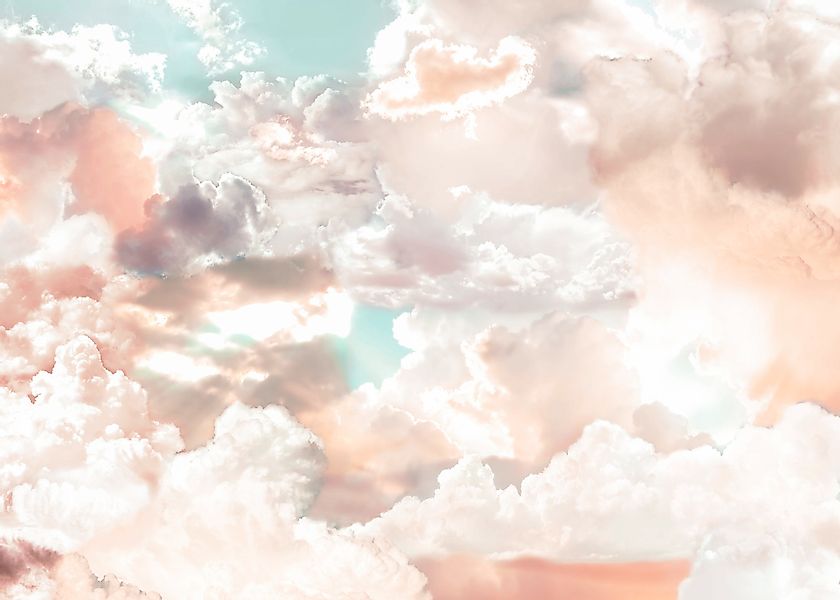 Komar Vliestapete »Digitaldruck Vlies - Mellow Clouds - Größe 350 x 250 cm« günstig online kaufen