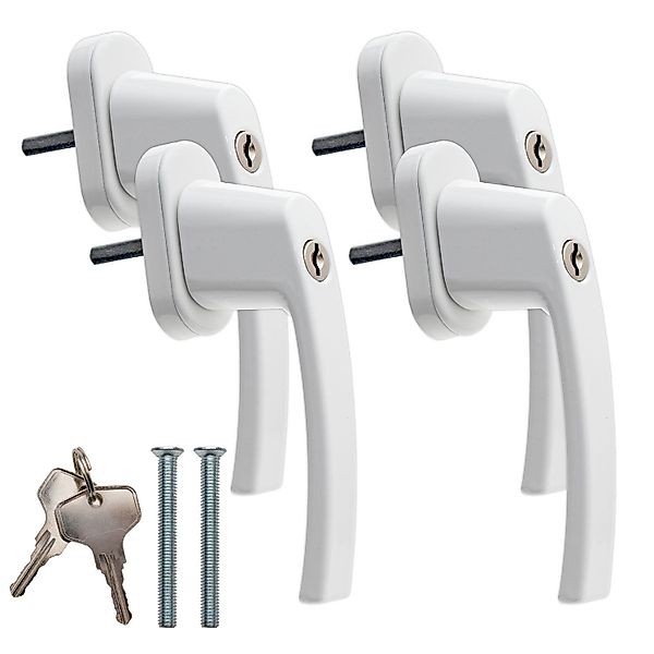 Intirilife Fenstergriff, (15-tlg), 4x Fenstergriff mit günstig online kaufen