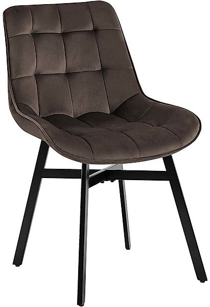 CLP Esszimmerstuhl Colby, mit Stoff- oder Samtbezug, bis 140 kg günstig online kaufen