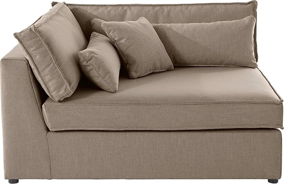 OTTO home Sofa-Eckelement "Enid" Teil eines Modulsofas, fester Sitzkomfort, günstig online kaufen