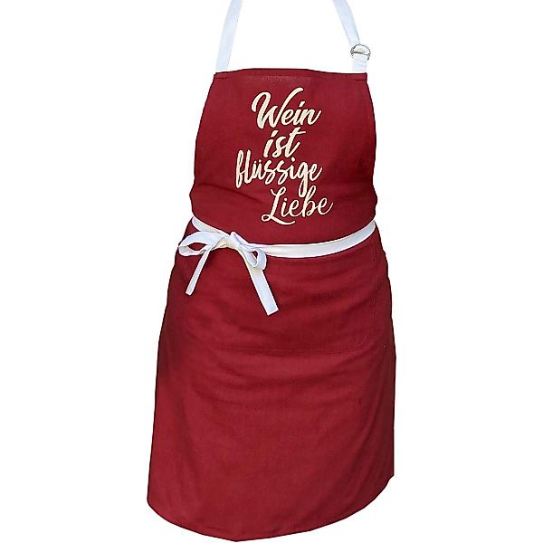 matches21 HOME & HOBBY Kochschürze Kochschürze Küchenschürze Life is better günstig online kaufen