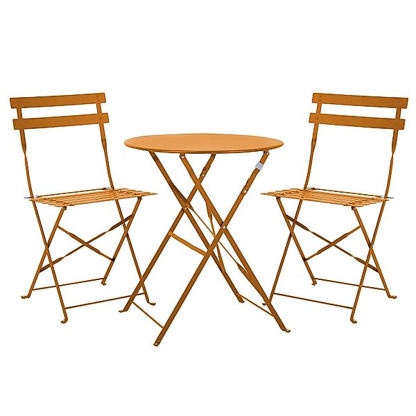 SVITA Balkonset BERLIN, (Set, 3-tlg., Bistro-Set), Tisch mit 2 Stühlen, Kla günstig online kaufen