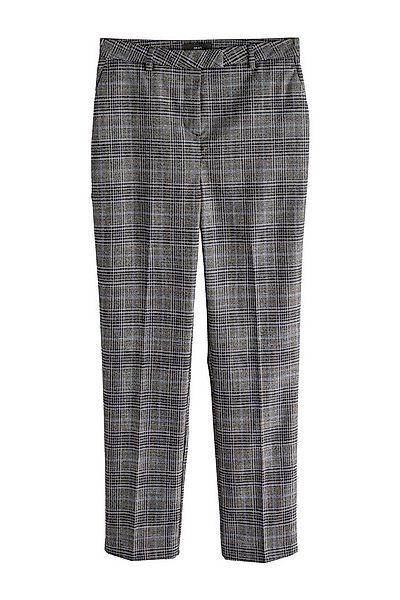 Next Anzughose Karierte Hose mit schmalem Bein, Kurzgröße (1-tlg) günstig online kaufen