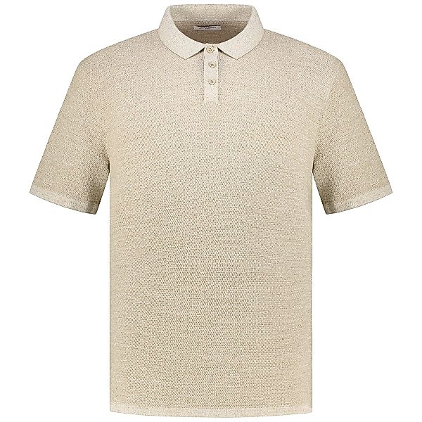 Jack&Jones Strick-Poloshirt aus Baumwollmischung Farbe hellbraun Größe: 3XL günstig online kaufen