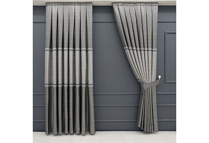 Gardinen by Justyna Vorhang 2er Fon Seiten Schal Set (4 St), Kräuselband, a günstig online kaufen