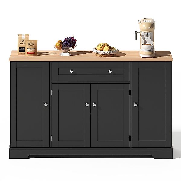 MODFU Sideboard Küchenbuffet,Kommode, mit verstellbaren Einlegeböden günstig online kaufen