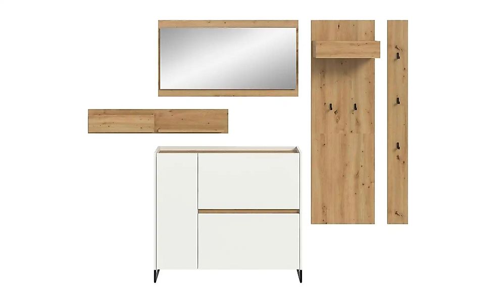 Garderobenkombination   ¦ weiß ¦ Maße (cm): B: 192 H: 236 Garderoben & Klei günstig online kaufen