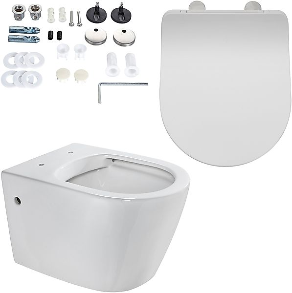 welltime Tiefspül-WC Vigo, wandhängend, Abgang waagerecht, günstig online kaufen