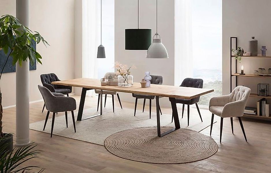 Home affaire Esstisch »Hudson«, erweiterbar durch Ansteckplatte Hudson günstig online kaufen