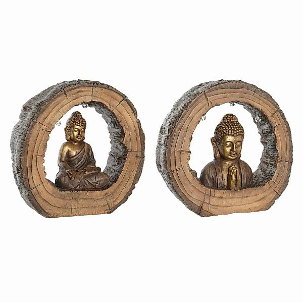 Deko-figur Dkd Home Decor Antiker Finish Golden Braun Buddha Orientalisch günstig online kaufen