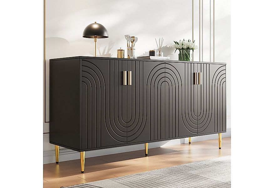 autolock Sideboard Sideboard, einzigartigem Wellendesign günstig online kaufen