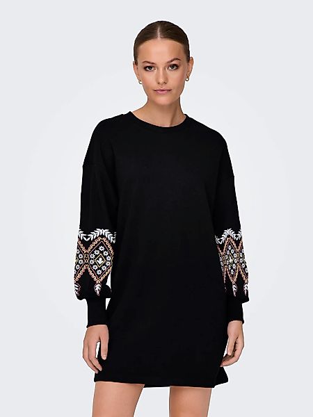 ONLY Sweatkleid "ONLBROOKE LS SHORT DRESS FLOWER SWT NOOS" günstig online kaufen